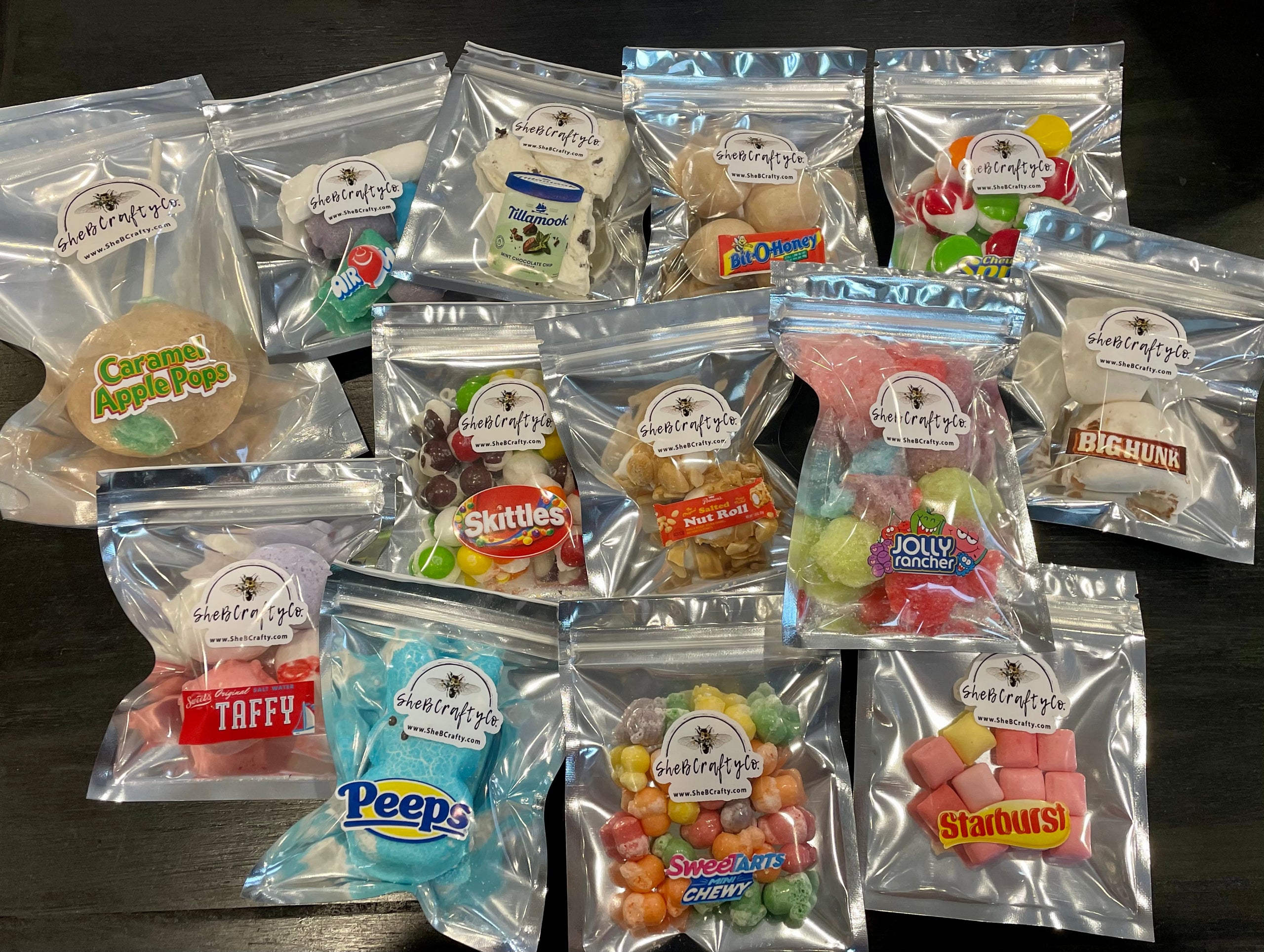 Freeze Dried Candy Sample Box SheBCraftyCo.